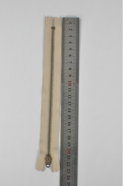 ZIP050  1號拉鏈  青古銅拉鏈   密尾拉鏈  金屬拉鏈  不設單獨拉鍊訂購 45度照